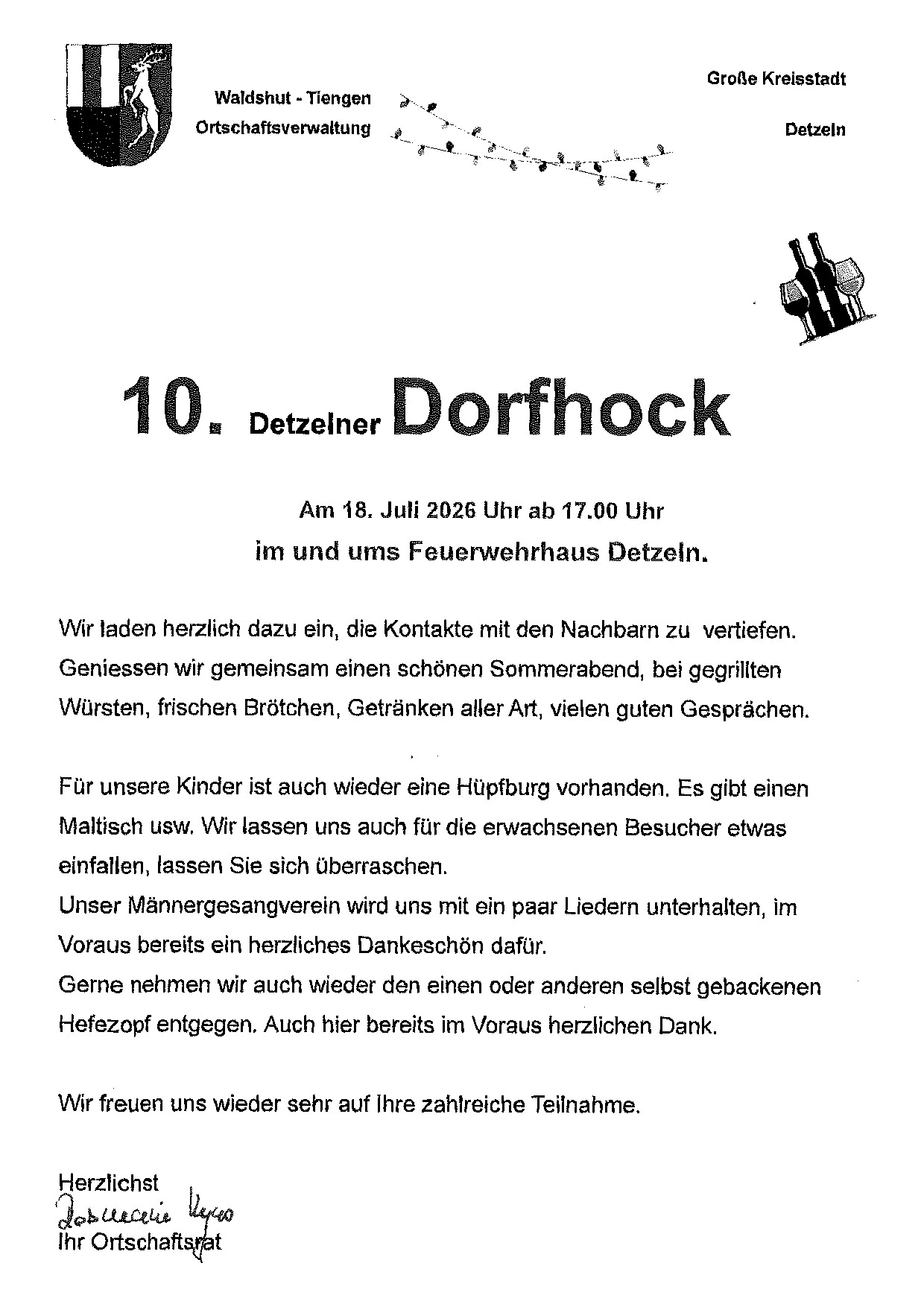10. Detzelner Dorfhock